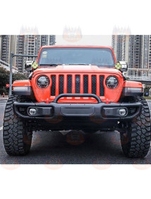 Bara de protectie fata din otel cu bull bar si...