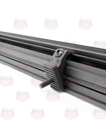 Ledbar LED de 50", 480W, cu două rânduri, spot/flood DRL, Seria Rough Country Chrome