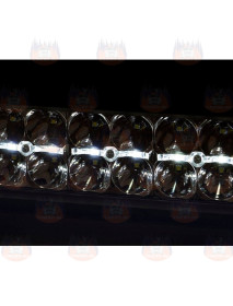 Ledbar LED de 50", 480W, cu două rânduri, spot/flood DRL, Seria Rough Country Chrome