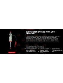 Suspensie formata din : 4 x Amortizoare 5 Coloane Reglabile Proland PROFENDER bypass + 4 x bump-stopuri (de 2 si cu cursa de 2/3