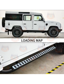 Praguri otel off-road Land Rover Defender 90 sau 110 (1983-1990)