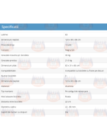 Suport biciclete Thule EasyFold XT 3 cu prindere pe carligul de remorcare - pentru 3 biciclete (13 pini)