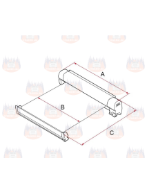 Copertina marchiza pentru rulote, autorulote, camper, latime 260 cm