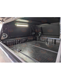 Hardtop Negru V3 ROCKALU Toyota Hilux 2016+ Cabina Dubla