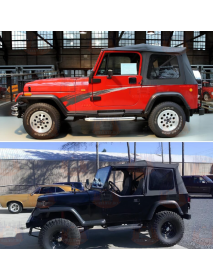 Jeep Wrangler YJ 1986-1996 Soft Top cu geamuri demontabile