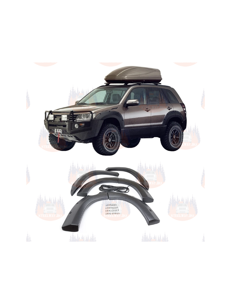 Overfendere Suzuki Grand Vitara 2005-2015 Fender Flares (2,4 usi)