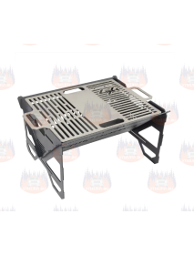Gratar pliabil Camping - Equip'Addict Foldable BBQ
