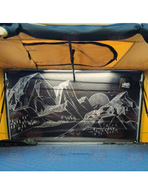 Cort auto Offlander Fold 4 Sand OFF-FOLD4-SAND roof tent, carcasa rigida