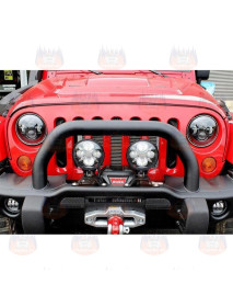 Faruri LED de 7 inchi cu sistem DRL [Angel Eyes] RGB cu aplicatie si telecomanda