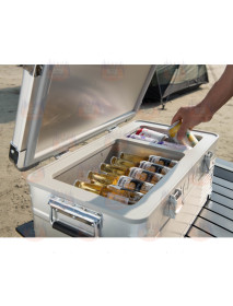 Frigider portabil 35L cu compresor Iceco APL35, Argintiu