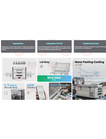 Frigider portabil 35L cu compresor Iceco APL35, Argintiu