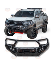 Toyota Hilux Invincible 2021+ | Front Bumper/ Bara Metalica King Series PLUS tip HAMER