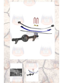 KIT DE ARCURI CU ÎNTĂRIRE SPATE pentru Mercedes Sprinter 906 4x4 cu anvelope simple, cu arcuri cu folie dublă din fabrică