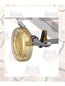 KIT SUSPENSIE SPATE CU ARCURI CU FOLIE ÎNTĂRITE...