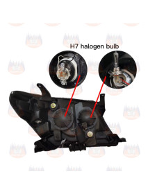 Toyota Hilux Vigo 2005-2011, Set Faruri LED (Angel Eyes)