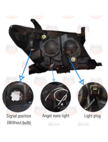 Toyota Hilux Vigo 2005-2011, Set Faruri LED (Angel Eyes)