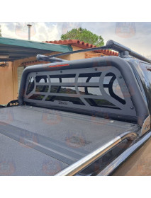 Rollbar Inox Toyota Hilux (Invincible,Cruiser) 2020+ Inox, cu protectie luneta