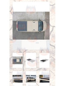 1/2 Space Rack PRO – sistem modular universal de portbagaj pentru Ford Transit/Tourneo Custom (V710/NRN/NXN) VW Transporter T7 (