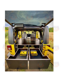 Sertare glisante overlanding, pentru Jeep...