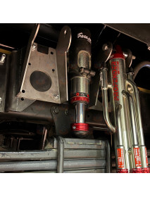 Suspensie formata din : 4 x Amortizoare 5 Coloane Reglabile Proland PROFENDER bypass + 4 x bump-stopuri (de 2 si cu cursa de 2/3