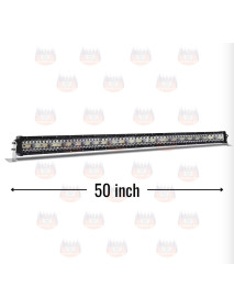 Ledbar bară LED cu trei rânduri, 2 culori și 4...