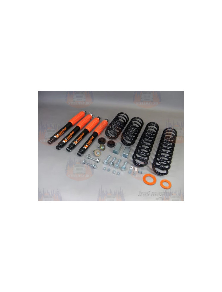 Lift Kit, Trail Master, Jeep Wrangler JK, Scurt, Diesel, +50mm, Combat, Black Edition