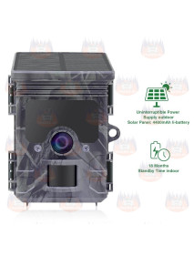 Camera de observare, RD700 cu WiFi si panou solar, 2K / 30 Mpx