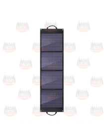 Panou solar fotovoltaic, pliabil, BigBlue, 80W, eficienta 22.5%, cabluri baterie